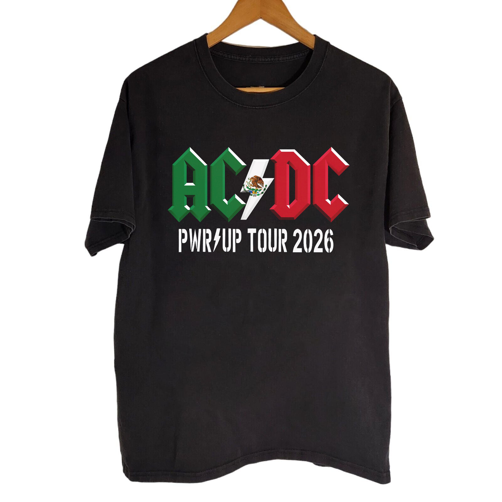 ACDC Band Logo Black Cotton Shirt 2026 All size BS1698