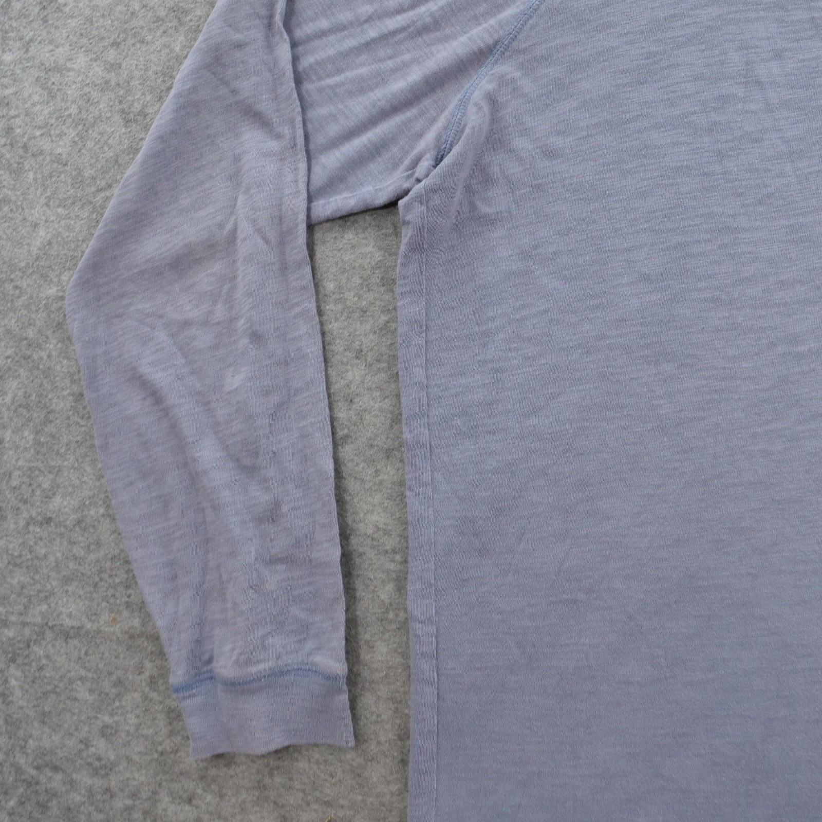 Vince Shirt Mens Extra Large Blue Henley Long Sleeve Lightweight Button gallery