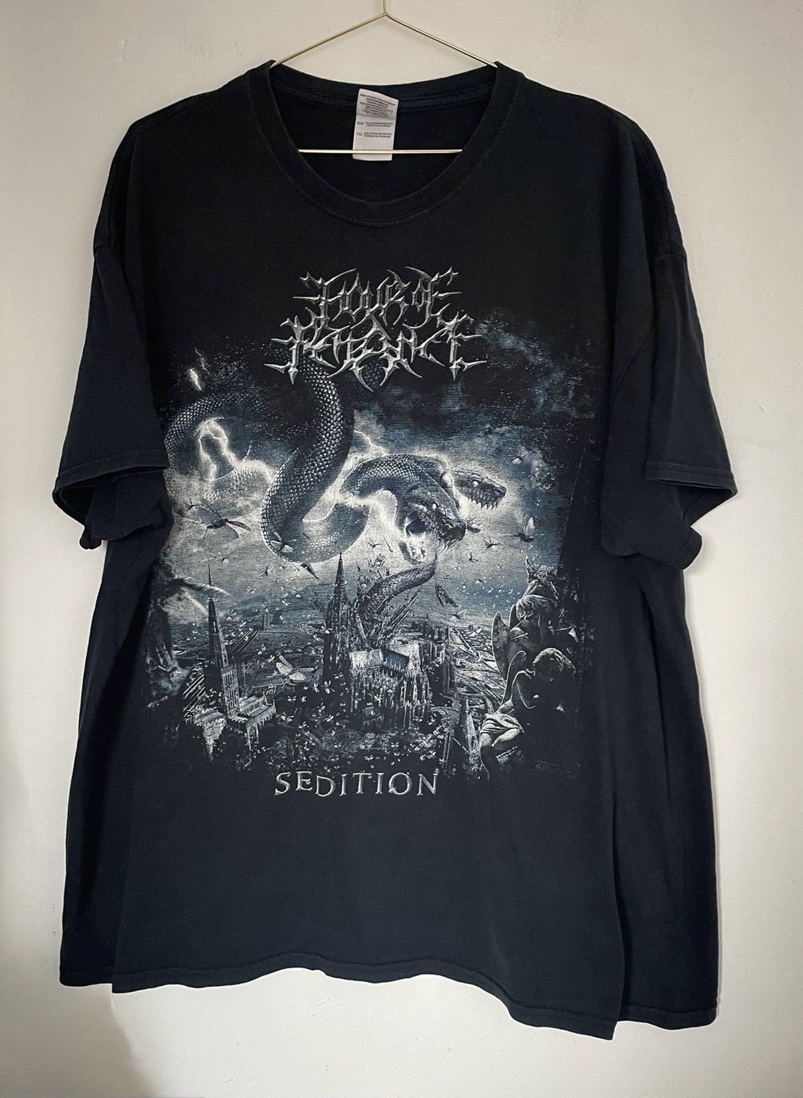Vintage Hour Of Penance Shirt XL Cannibal Corpse Death Metal Brutal Faded Heavy gallery