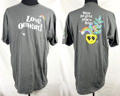 Starbucks Pride Love Onward Gray “We’re So Glad You’re Here” S/S T-Shirt XXL