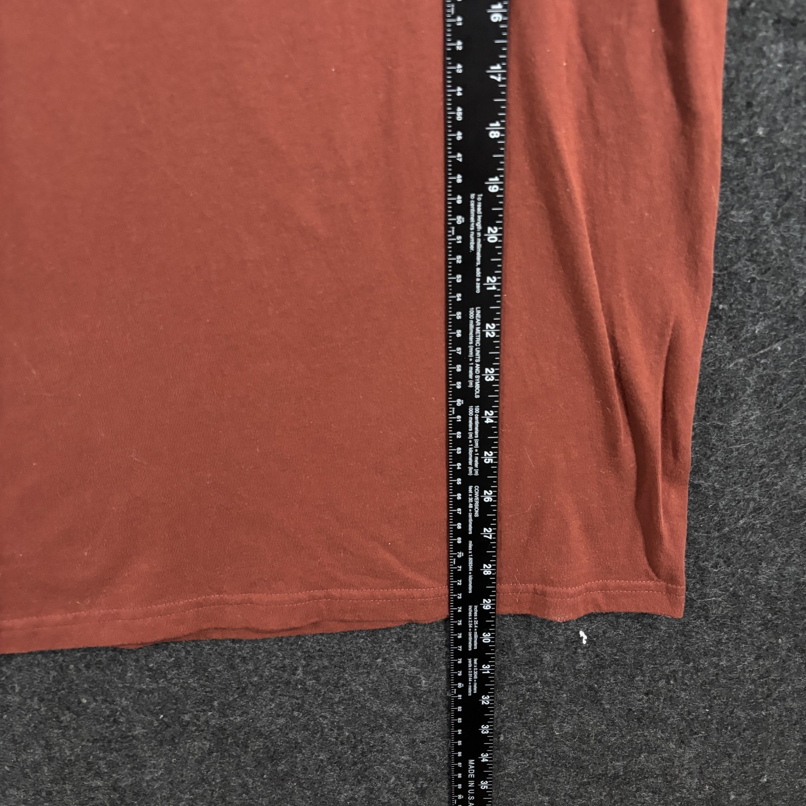 Patagonia Live Simply Shirt Men's Small Burgundy Organic USA Made Graphic Tee gallery