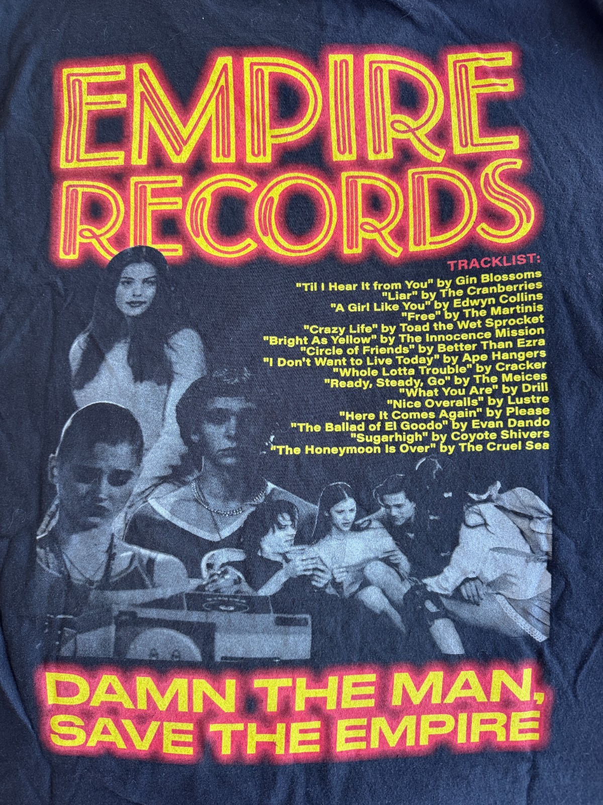 Empire Records Shirt Soundtrack Listing 1995 Liv Tyler Ethan Embry gallery