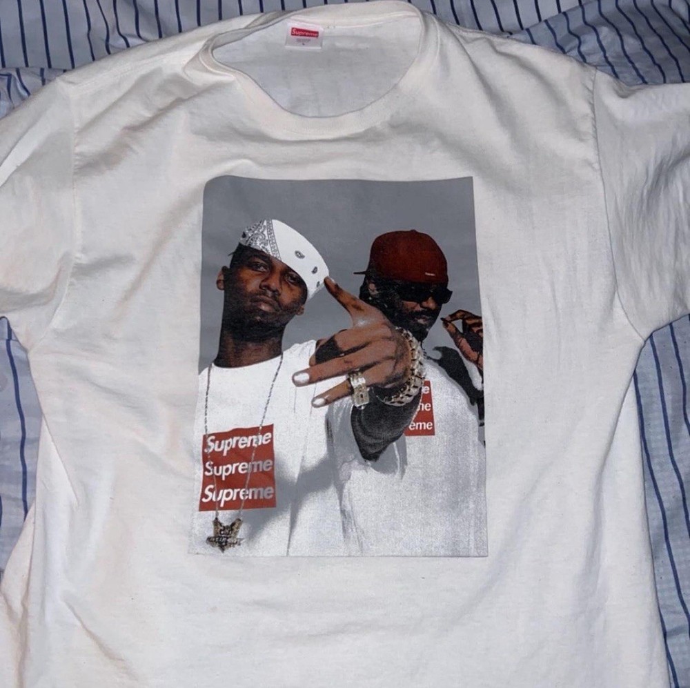 Asspizza Dipset Triple Box Logo Photo Tee