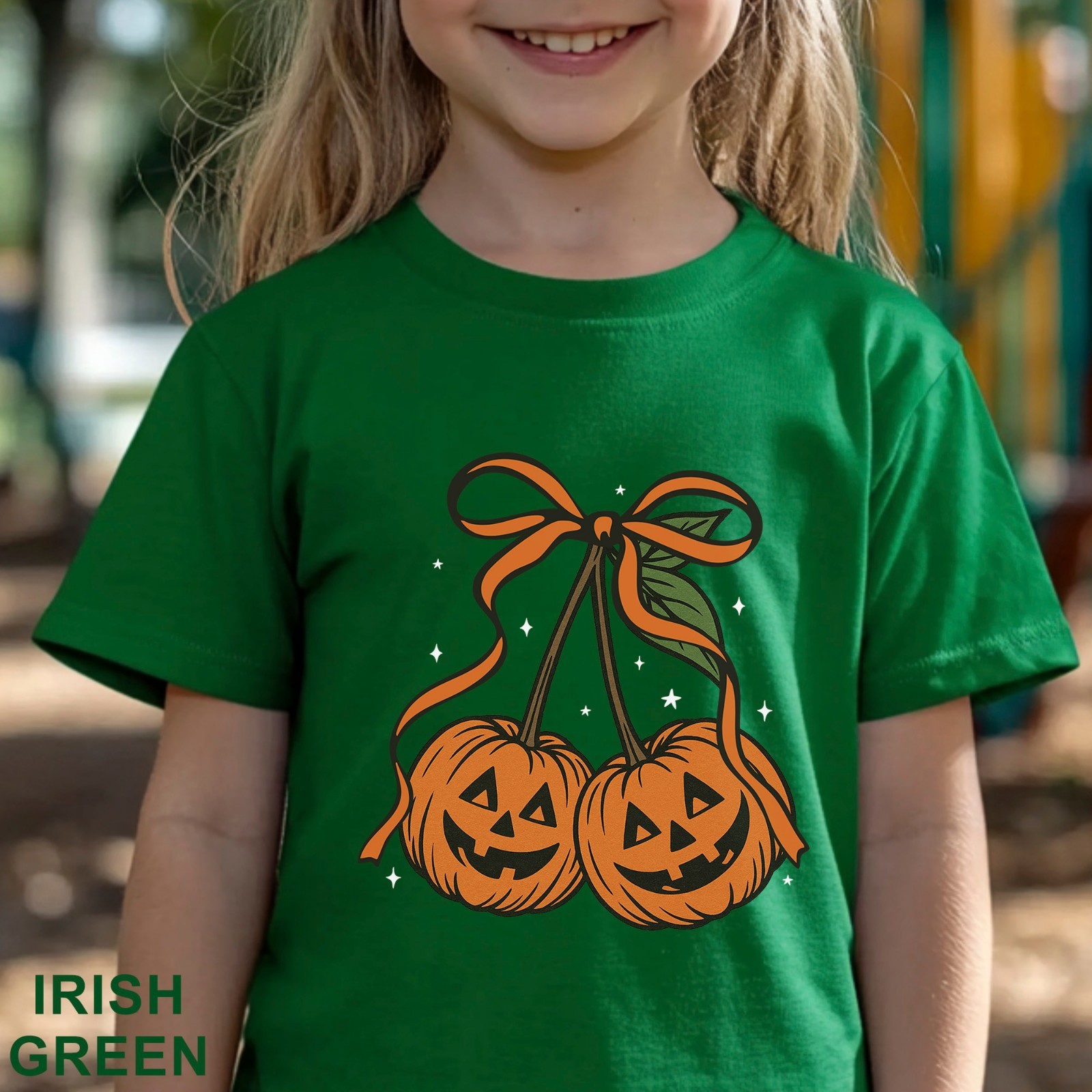 Pumpkin Cherries Autumn Girly Shirt, Halloween Pumpkin Shirt, Fall Theme, 203650 gallery
