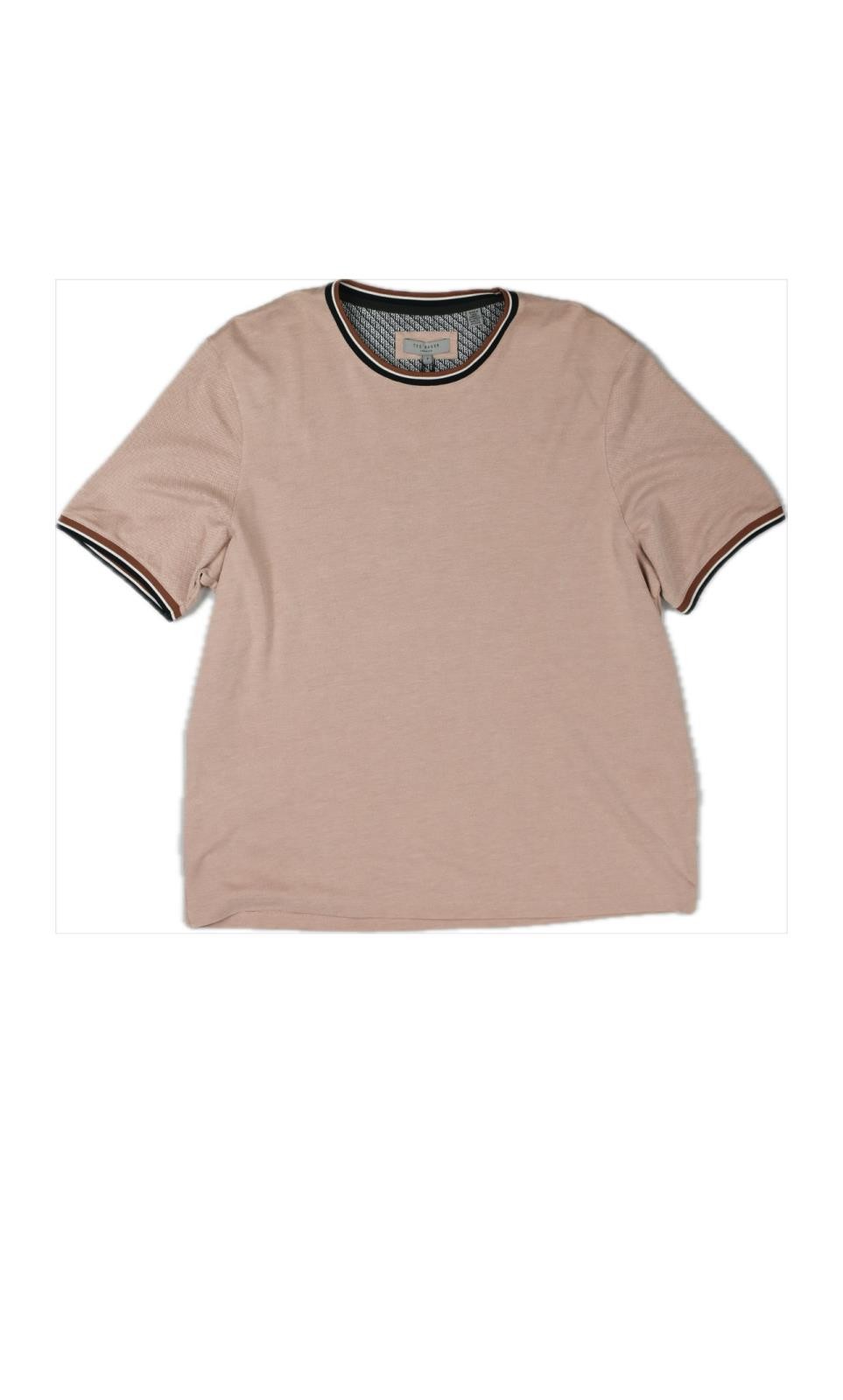 Ted Baker Men Winna Soft Touch Mid Orange Regular Fit Tee T- Shirt 7 3XL $85 NEW gallery
