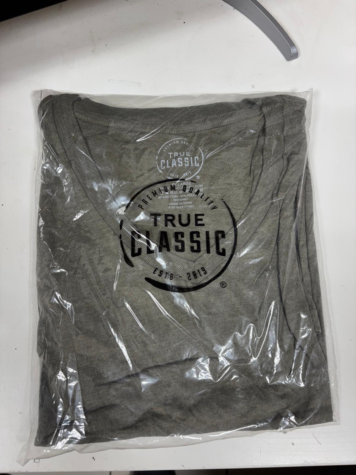 True Classic V Neck Mens T Shirt, Premium Fitted Soft Men’s T-Shirts, Heather