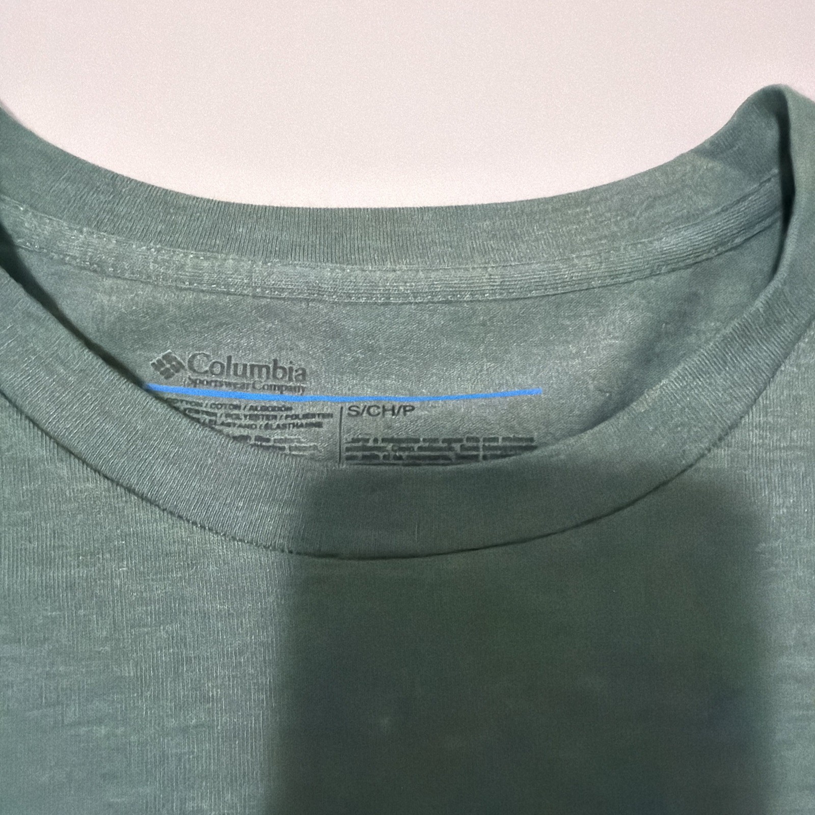 Mens Small Green Colombia T Shirt Short Sleeve U Neck gallery