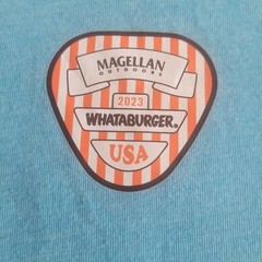 Magellan Whataburger Collab 2XL Black Lab Blue T-Shirt Outdoor USA Good Dog !