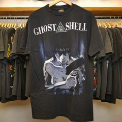 90s Retro style Ghost In The Shell Anime Rare Design Black T shirt NH28795