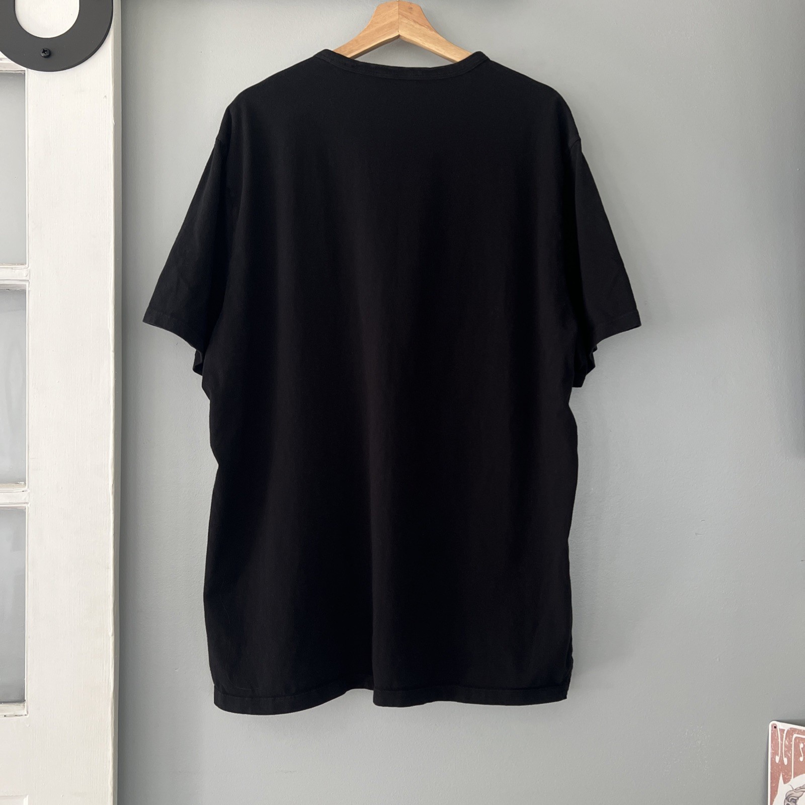 Vince Men's 2XL 100% Cotton Crewneck Black USA Made Classic Basic T-Shirt gallery