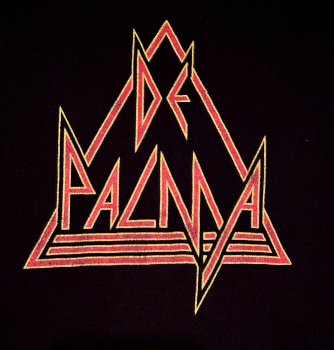 De Palma Cinemetal Black T Shirt Size XL Short Sleeve Rare Def Leppard Cinephile gallery