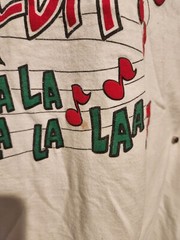 Vintage Fun Tee Single Stitch Credit Debt Christmas Humor Novelty Shirt Large