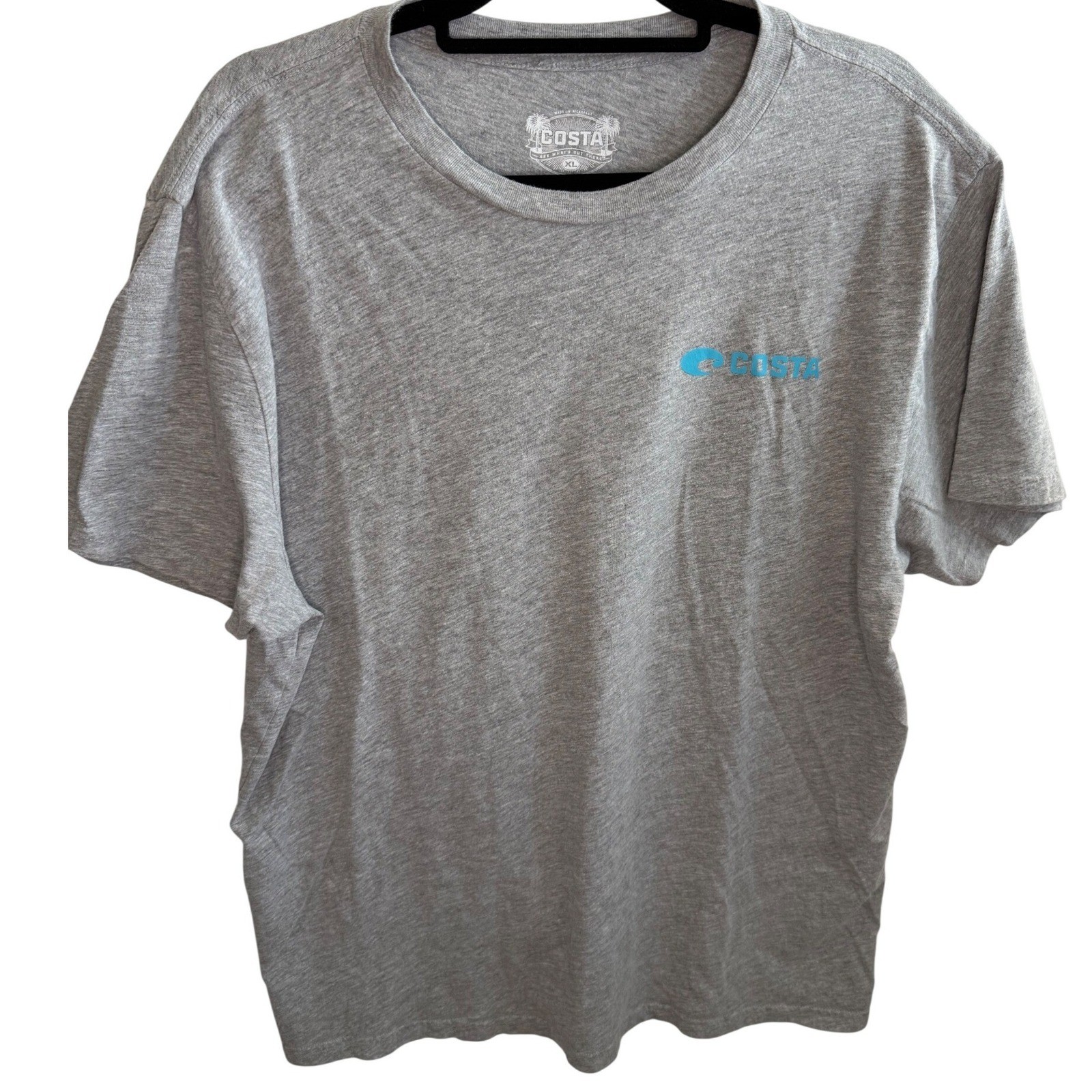 Costa Del Mar Men's XL Graphic T-Shirt 2 Pack Bundle Gray Navy Fishing Surf gallery