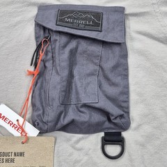Merrell Shirt Mens Medium Gray Tencel Cargo Pocket Tee Hiking Outdoor JAM26139