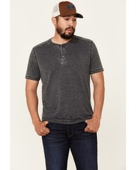 Flag & Anthem Mens Springdale Bo Henley T-Shirt Sz.M/Gray/Crew, Casual