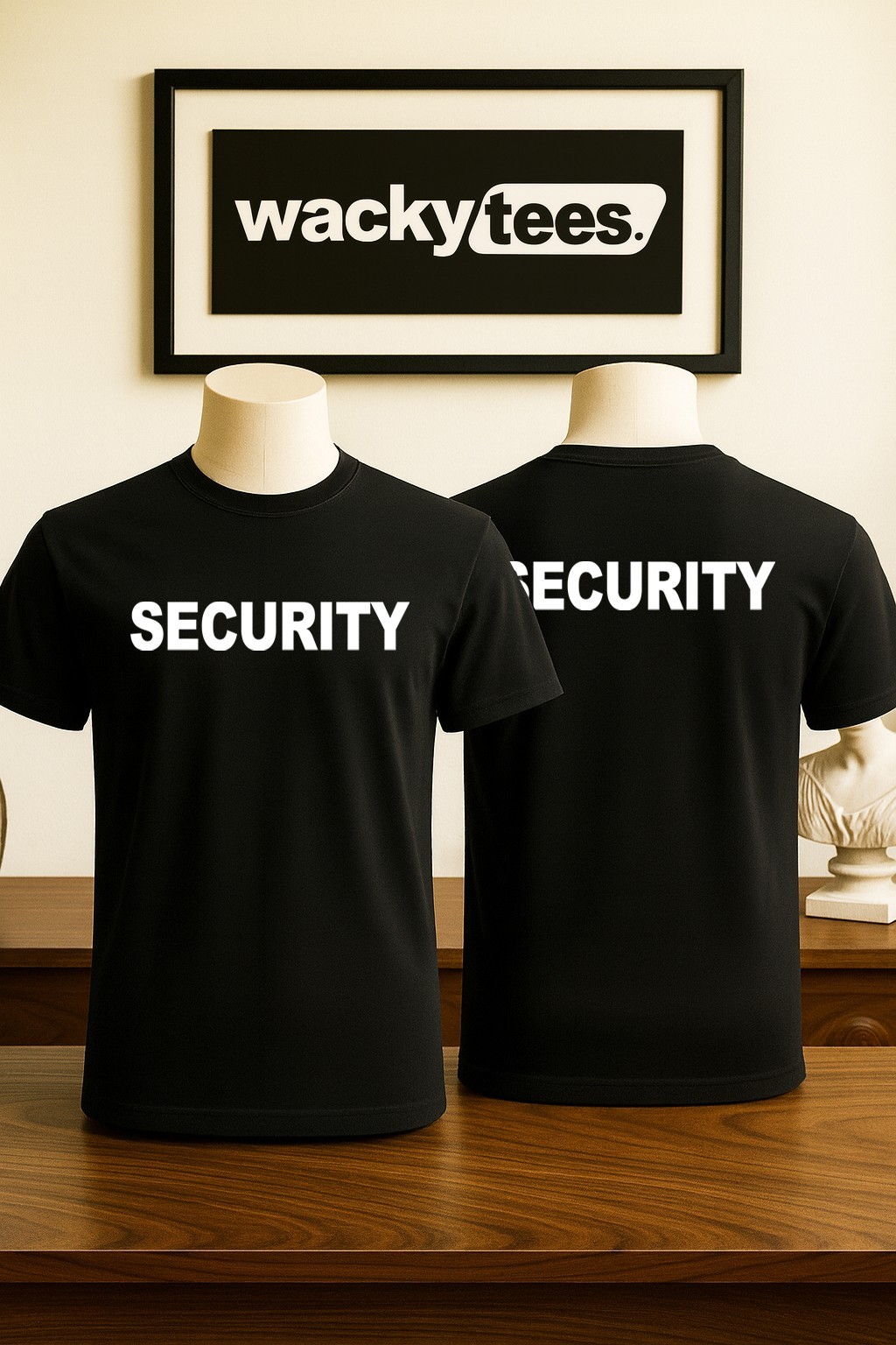 Security Event Staff Uniform Bouncer Bodyguard Style Graphic Tee Shirt gallery
