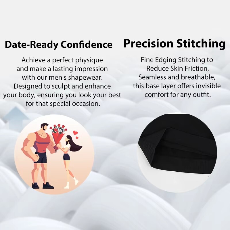 Men Compression Shirt Slimming Body Shaper Vest Waist Traner Cross Tummy Control gallery