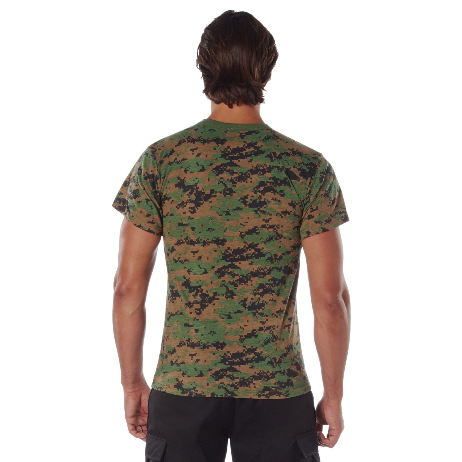 Rothco Mens Woodland Digital Camo Short Sleeve T-Shirt gallery
