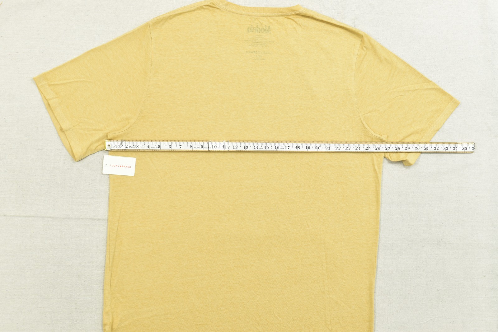 Lucky Brand Men's Modelo Luchador Yellow Short Sleeve Crew Neck Size 2XLT NEW gallery