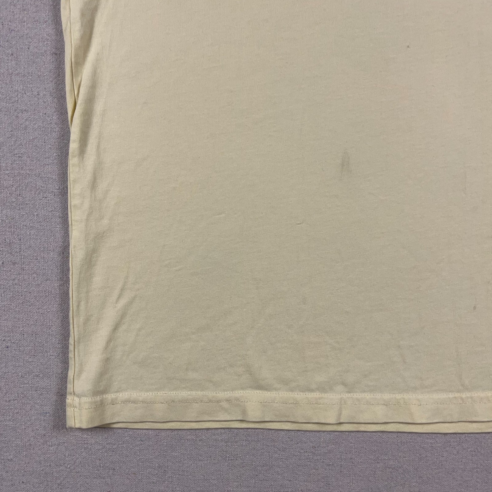 APC T Shirt Mens Large Pale Yellow Cotton Logo Rue Madame Paris gallery