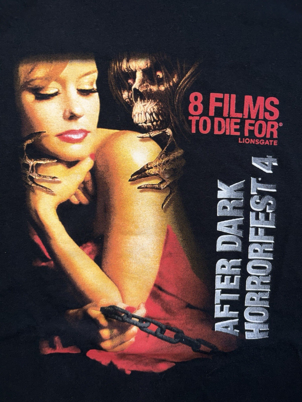 Vintage 8 Films To Die For Movie Promo T-Shirt Mens (XL) After Dark Horrorfest 4 gallery