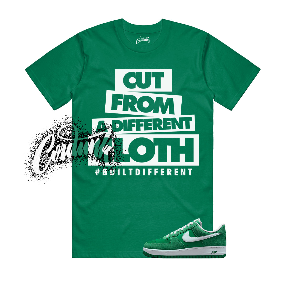 Air Force 1 SK8 Stadium Green White T Shirt Match CLOTH gallery