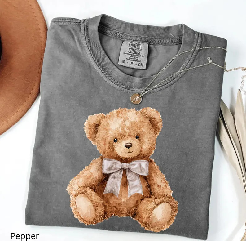 Teddy Bear Comfort Tee Cute Animal Lover Gift Shirt gallery