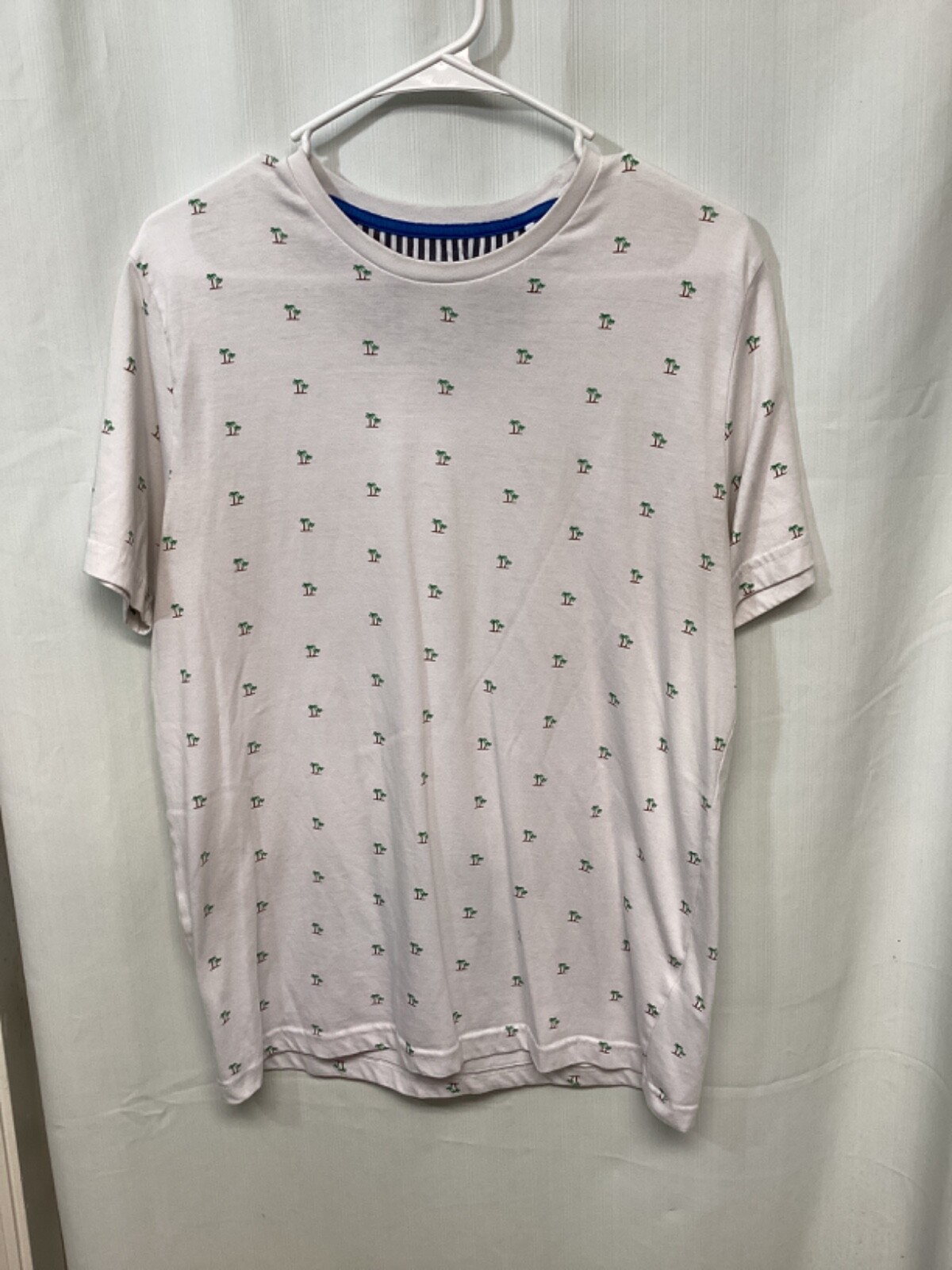 Denim & Flower Ricky Singh Surf White Medium Cotton Blend T Shirt T10