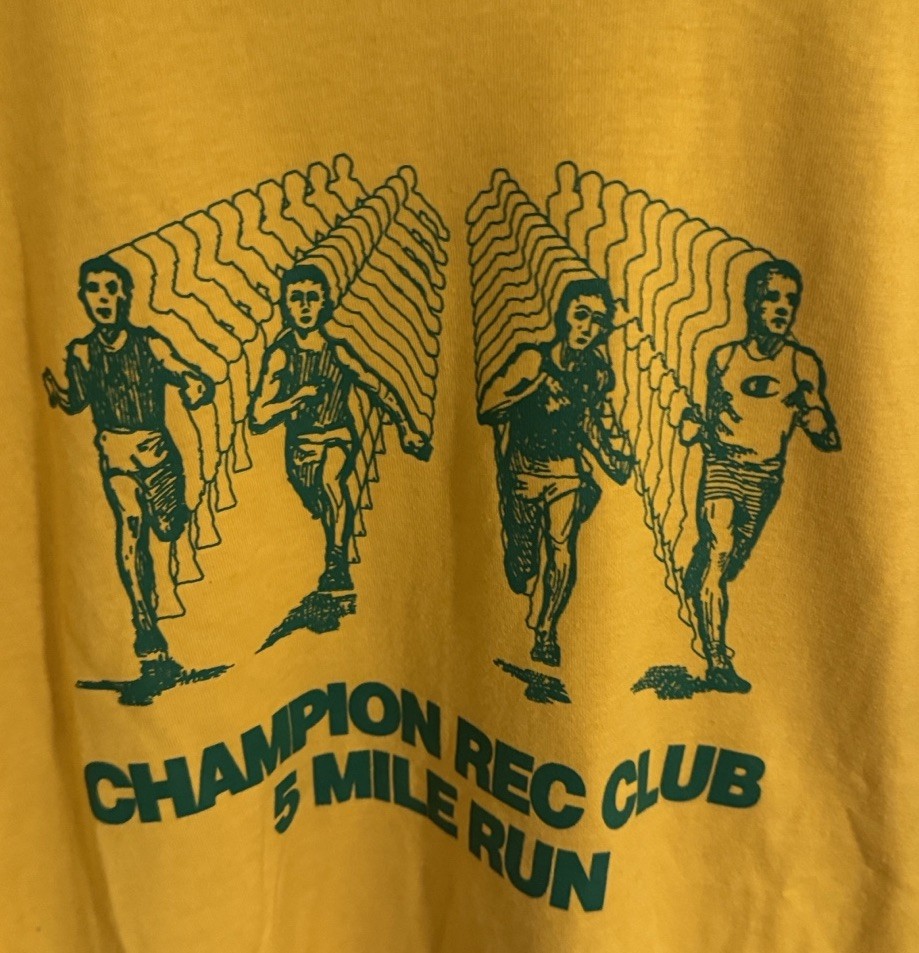 Champion Tshirt Mens Medium Yellow gallery