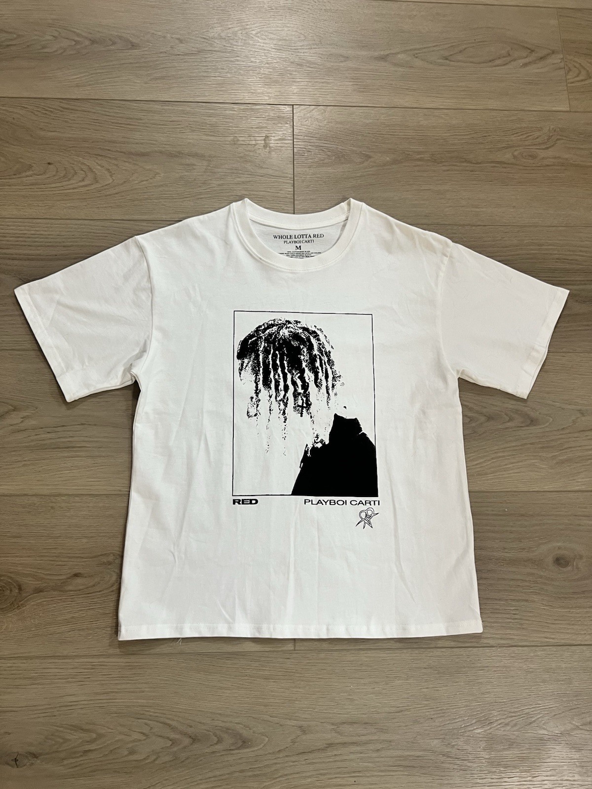 Playboi Carti “Ecstasy Of The Vampires” Graphic Tee White Medium Concert Merch gallery