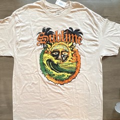NWT Sublime Beige Sun/Wave Graphic Band T-Shirt Men’s XL