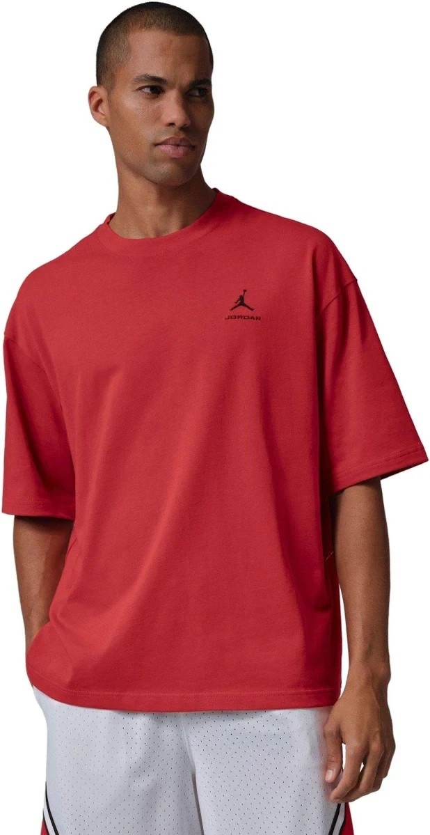 NWT Nike Air Jordan Men's Oversized 23 Black Cat Shirt Red Size Large gallery