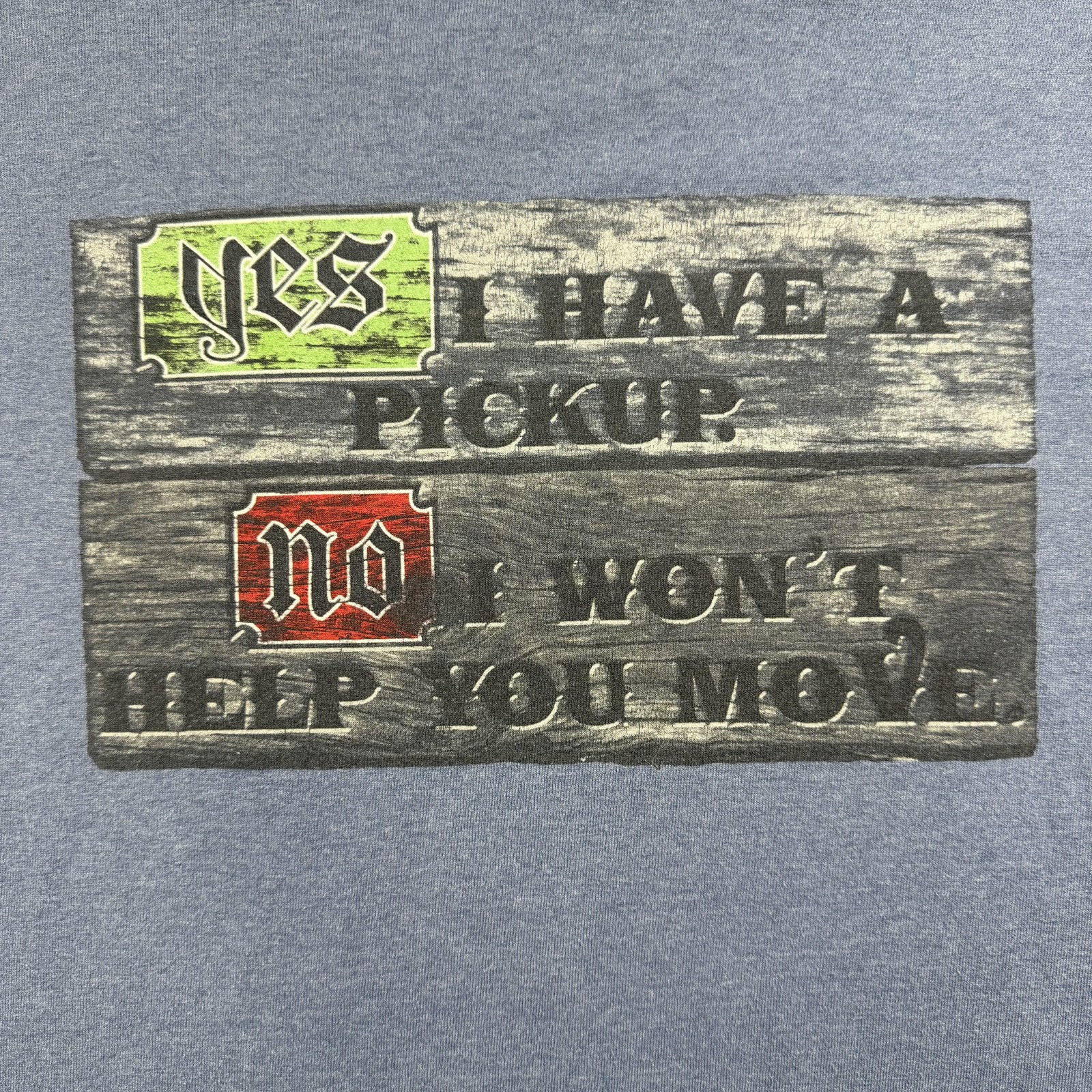 Joe Diffie Shirt Mens 2XL Blue Pickup Truck Country Music Graphic Tee Gildan gallery