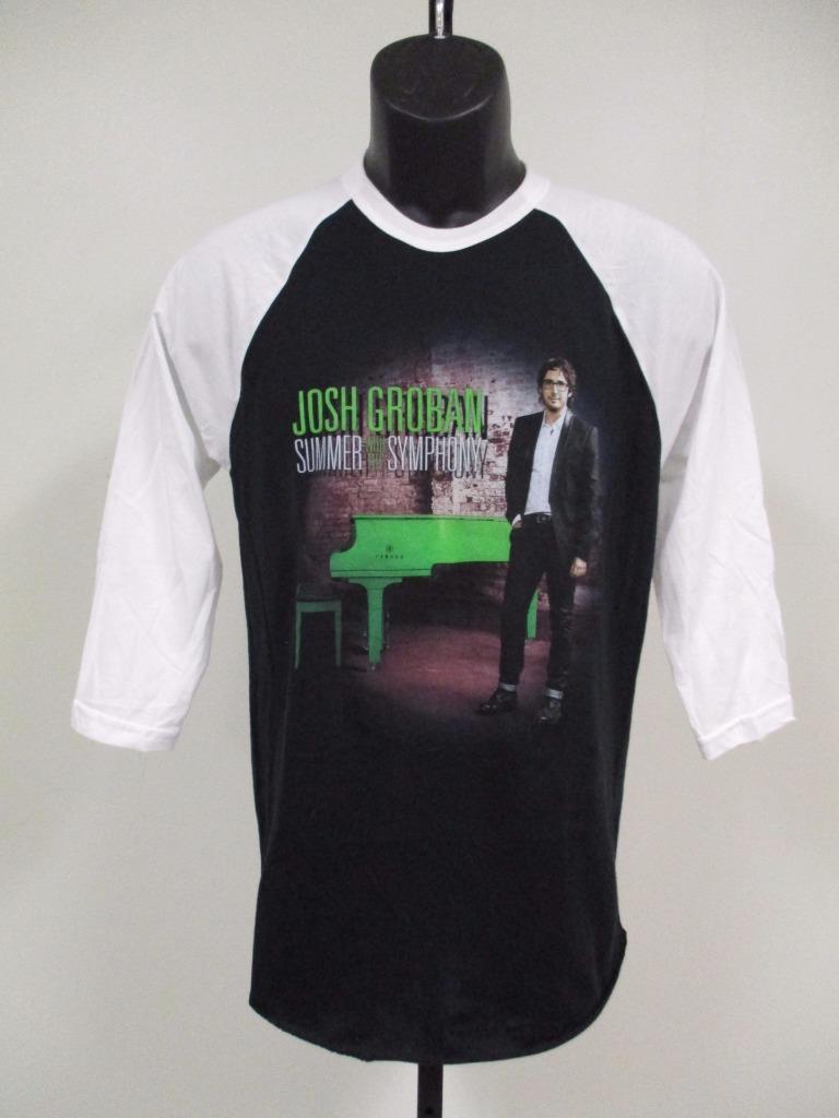 New Josh Groban Summer w/ Symphony Mens Adult Sizes S-M-L Band Concert Shirt gallery