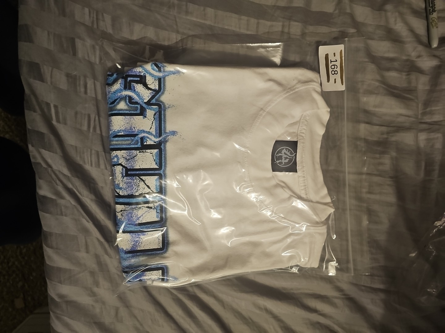 LOST HILLS LOGO FRONT AND MIRROR STYLE LOGO BACK WHITE MEN'S LG (OS) FIRE 🔥 🔥 gallery