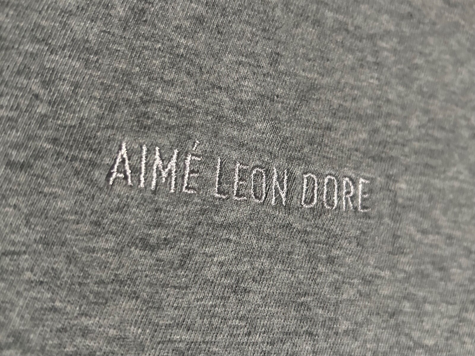 AIME LEON DORE t-shirt Men's heather grey MEDIUM long sleeve ald gallery