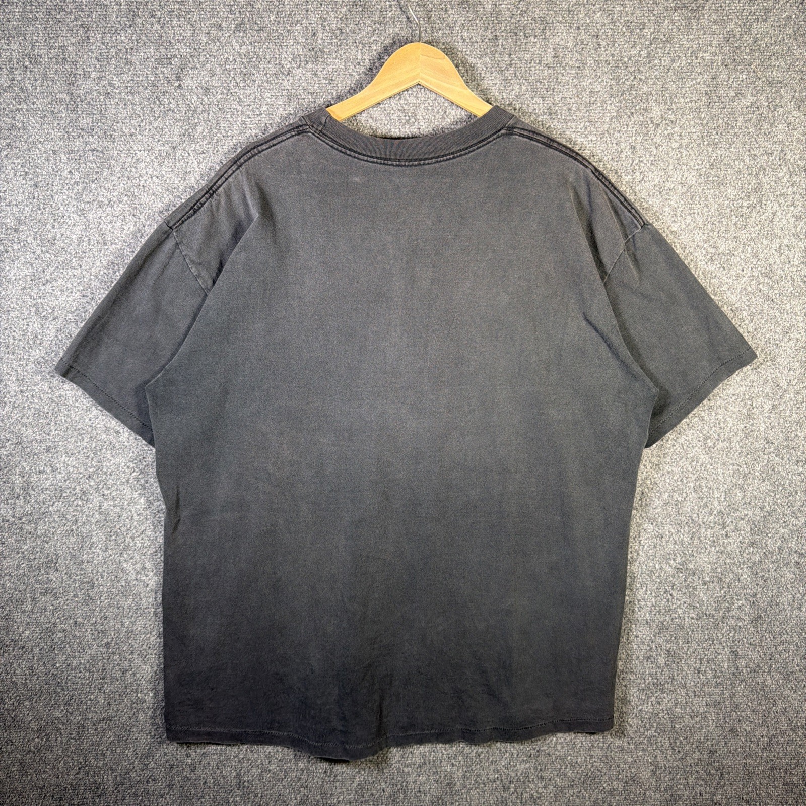 Vintage Chernabog Shirt 2XL Black 90s Disney Villains Fantasia RARE Faded USA gallery