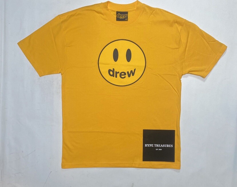 BRAND NEW DrewHouse Mascot Tee JUSTIN BEIBER YELLOW/ HOT PINK SIZES: XS-XL 🔥 gallery