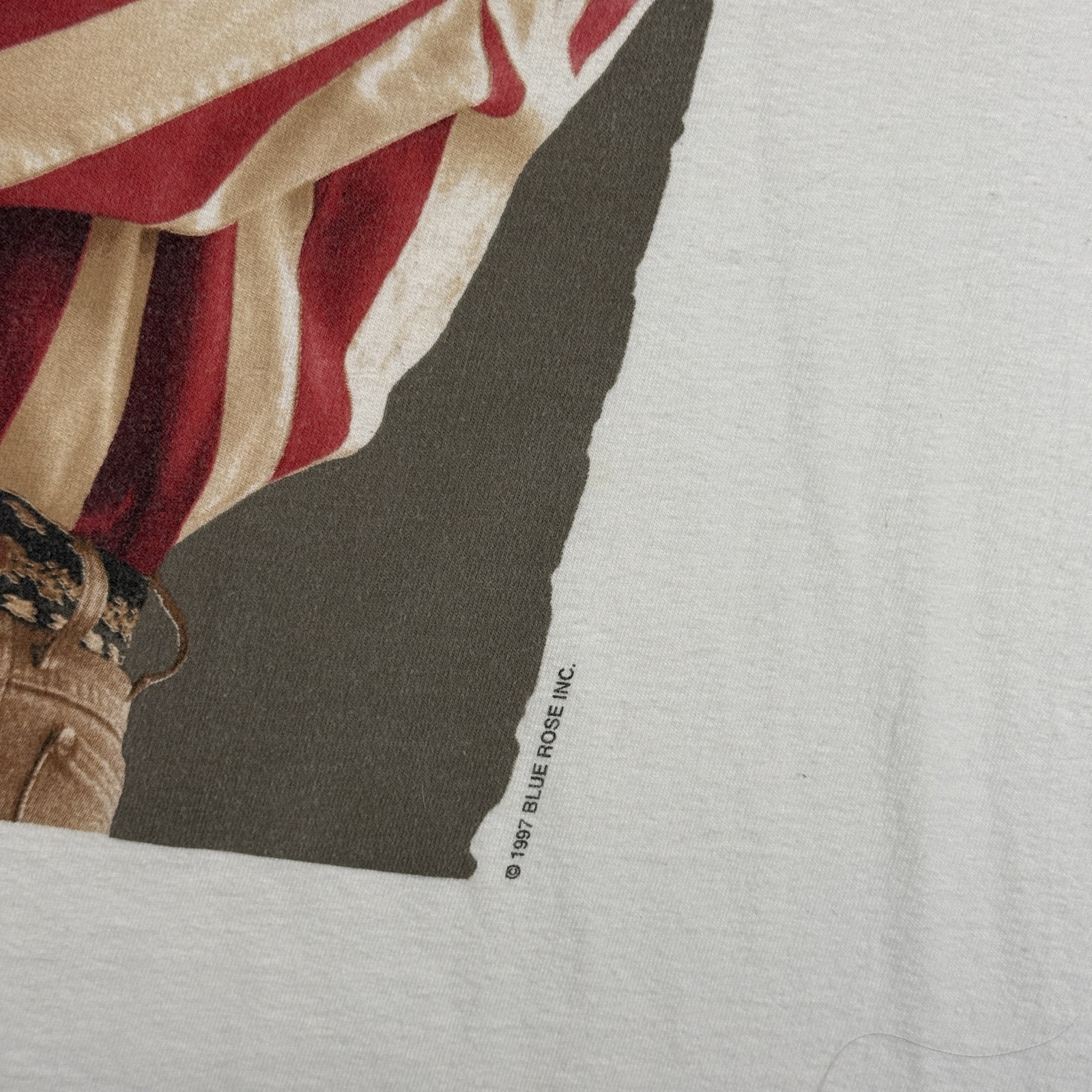Hanes Beefy T-Shirt Men's 2XL White Garth Brooks Country Music Band 1997 gallery
