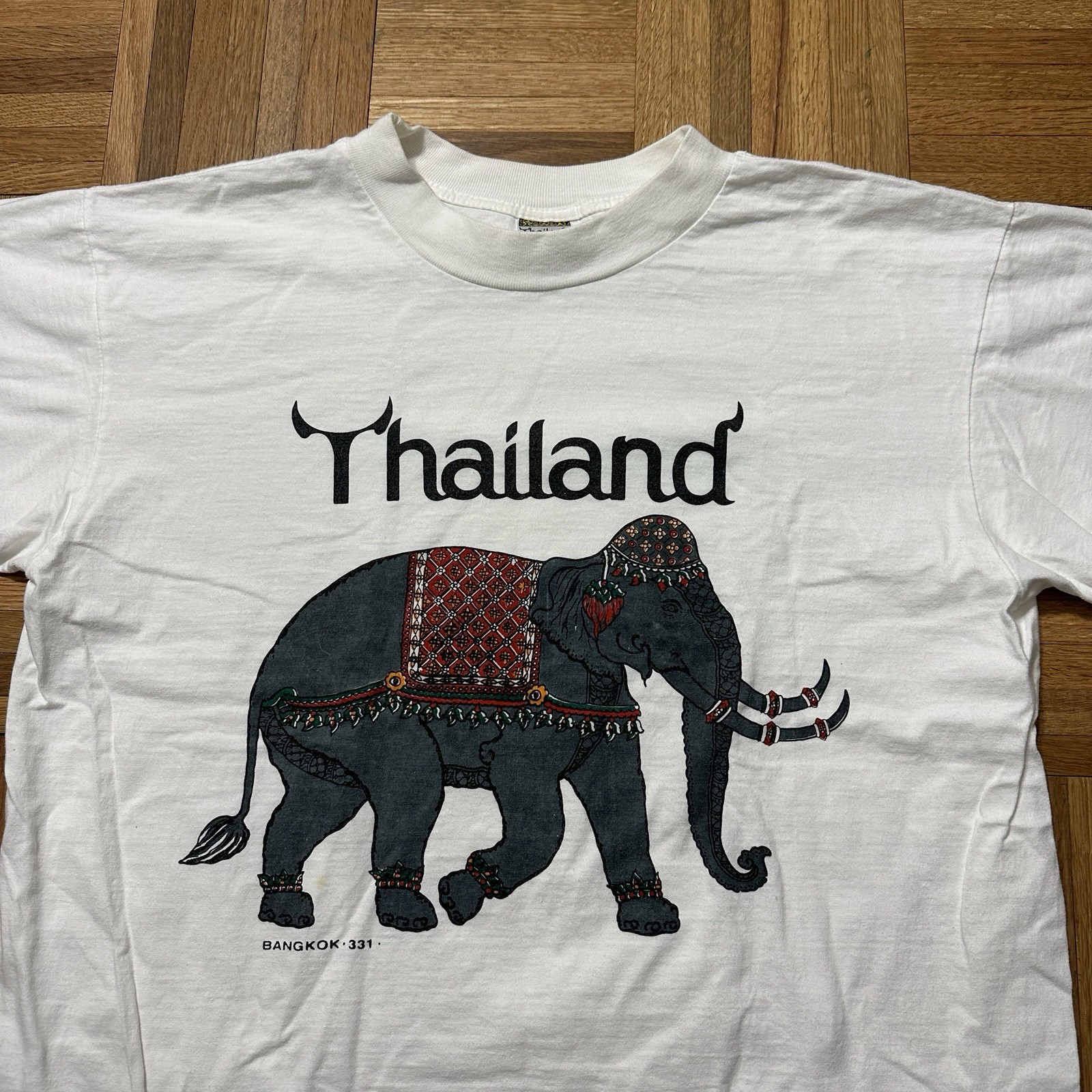 Vintage Thailand Tee 1990s Large gallery