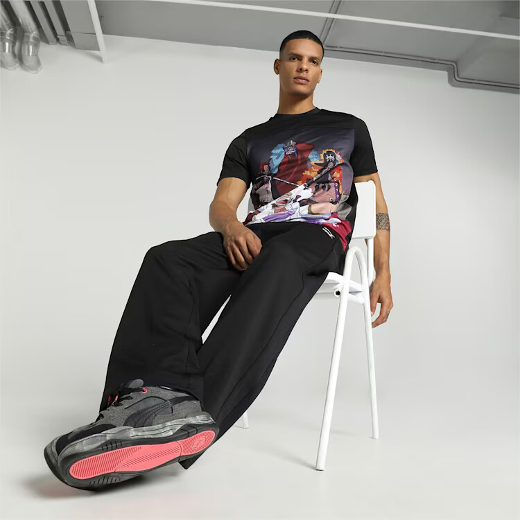 PUMA x One Piece AOP Short Sleeve T-Shirt Black New Four Emperors Unisex Japan gallery
