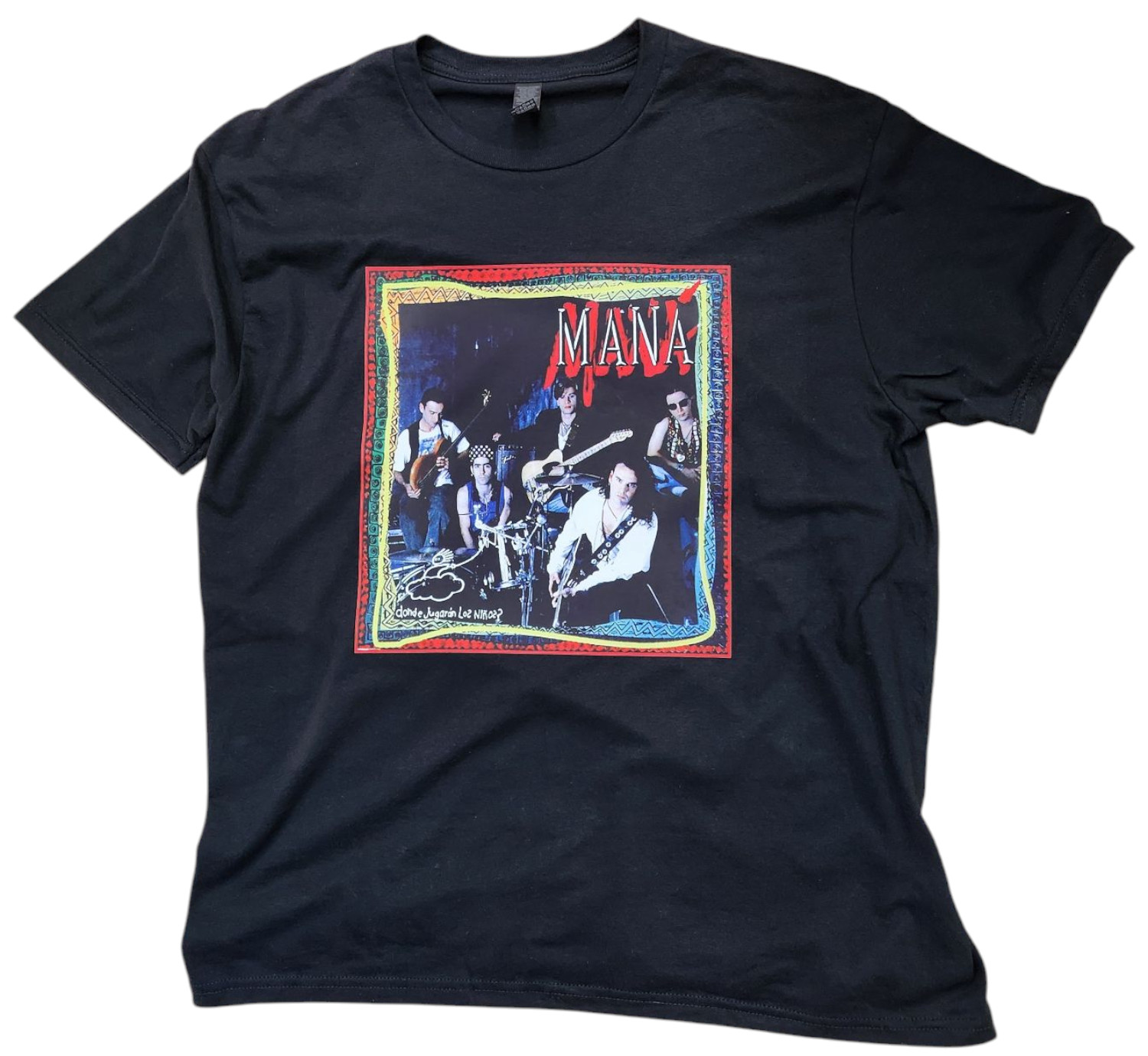 Men’s Mana rock band T-shirt color black