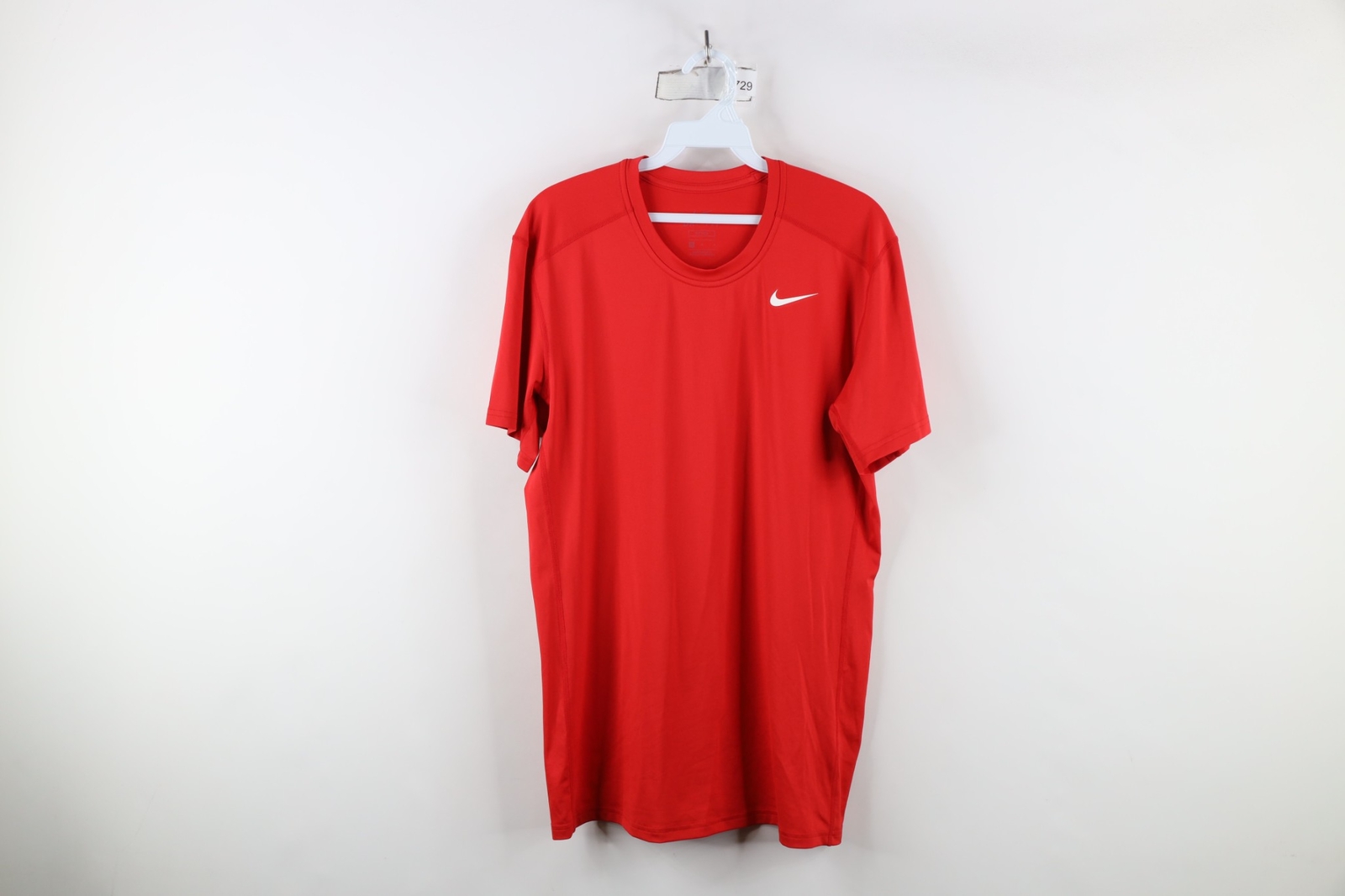 Nike Mens Medium Fitted Compression Short Sleeve Running Jogging Gym T-Shirt Red