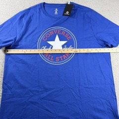Converse All Star Chuck Taylor Patch Logo T-Shirt Blue Men’s Size XXL