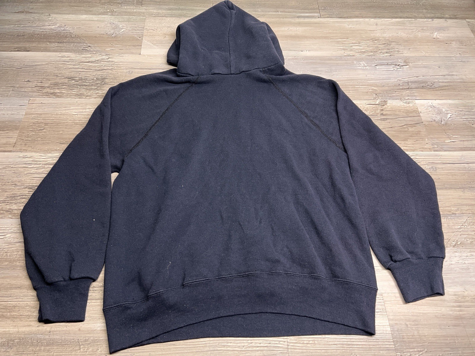 Vintage Detroit News Hoodie Pullover Sweatshirt USA Made 80s Promo Graphic Large gallery