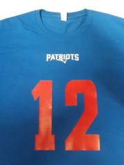 New England Patriots CUSTOM Name & Number T-Shirt Jersey Personalized T