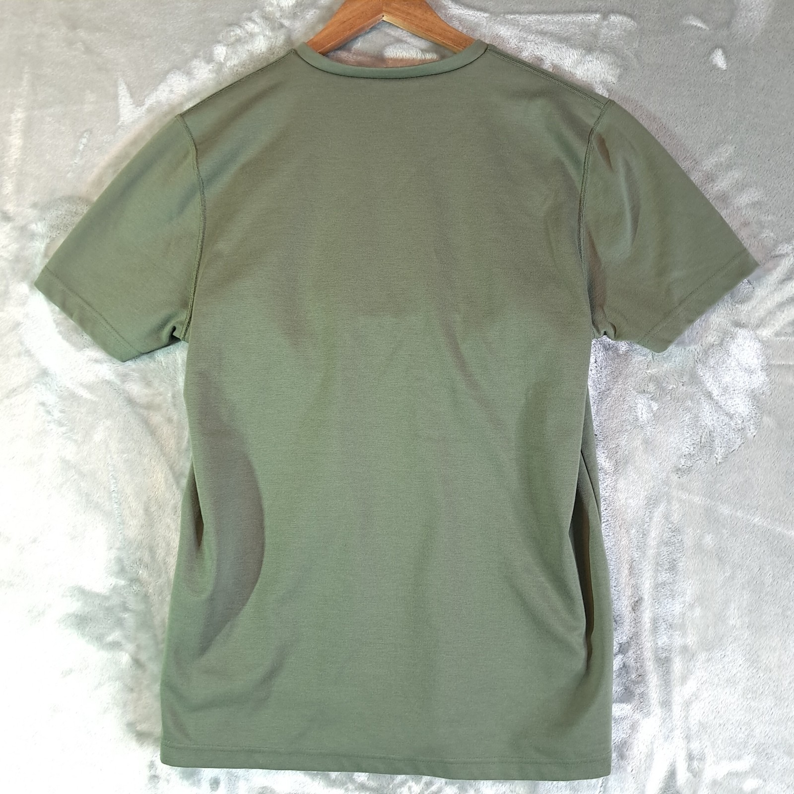 LALABU Dad Shirt Mens Size Large Green Baby Carrier Soothing Kangaroo Pocket gallery