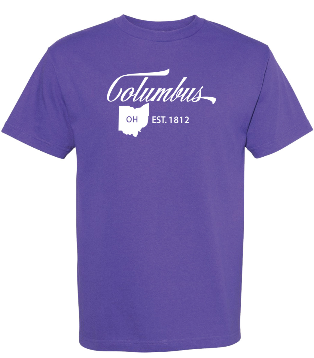 Columbus Ohio State T-Shirt Short Sleeve Graphic Tees Unisex Apparel Design gallery