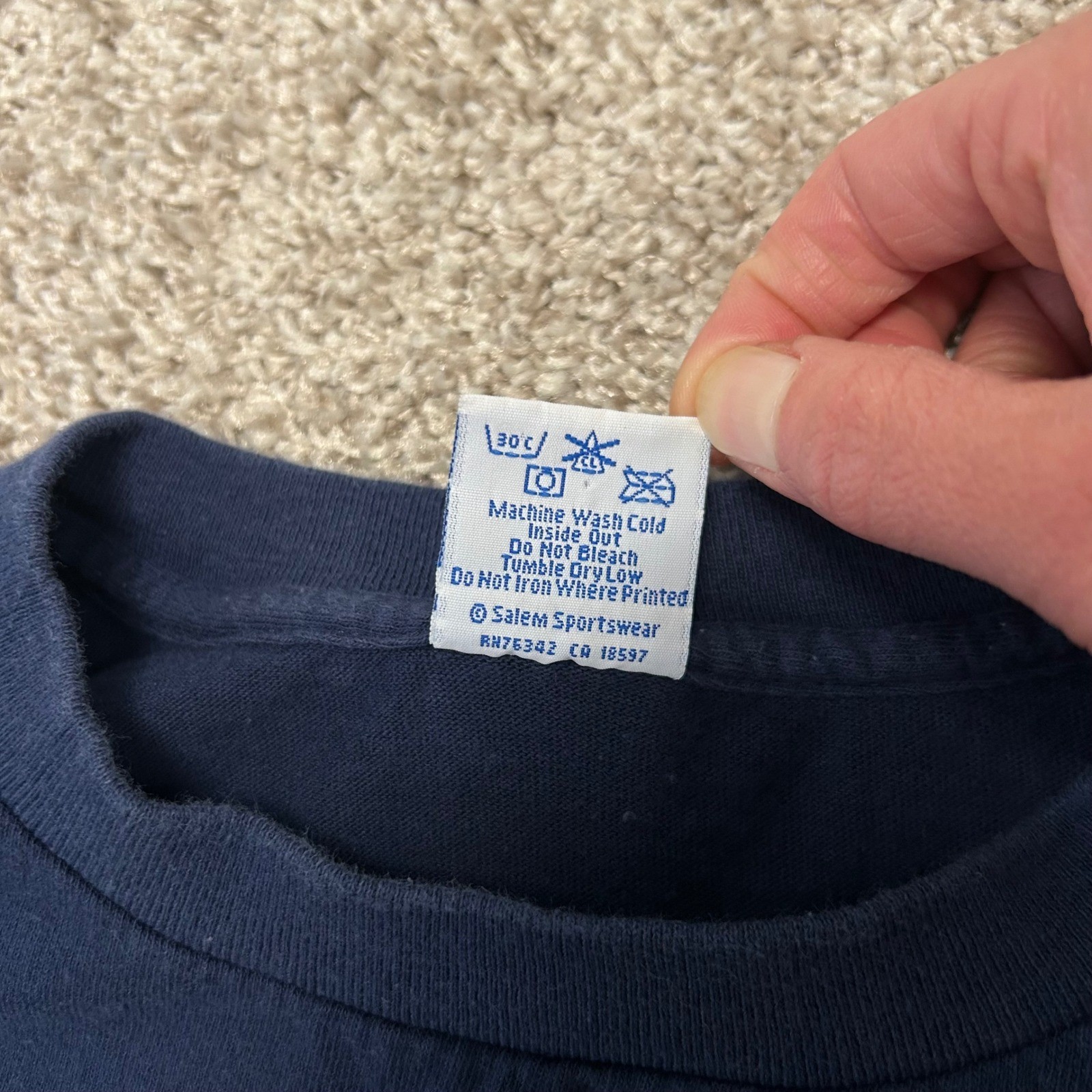 Vintage Dallas Cowboys All Over Print Tshirt Salem Sportswear Men Large USA 1992 gallery