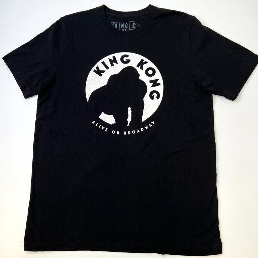 King Kong Shirt Men Large Spell Out Alive On Broadway Musical Work Party Core Ex gallery